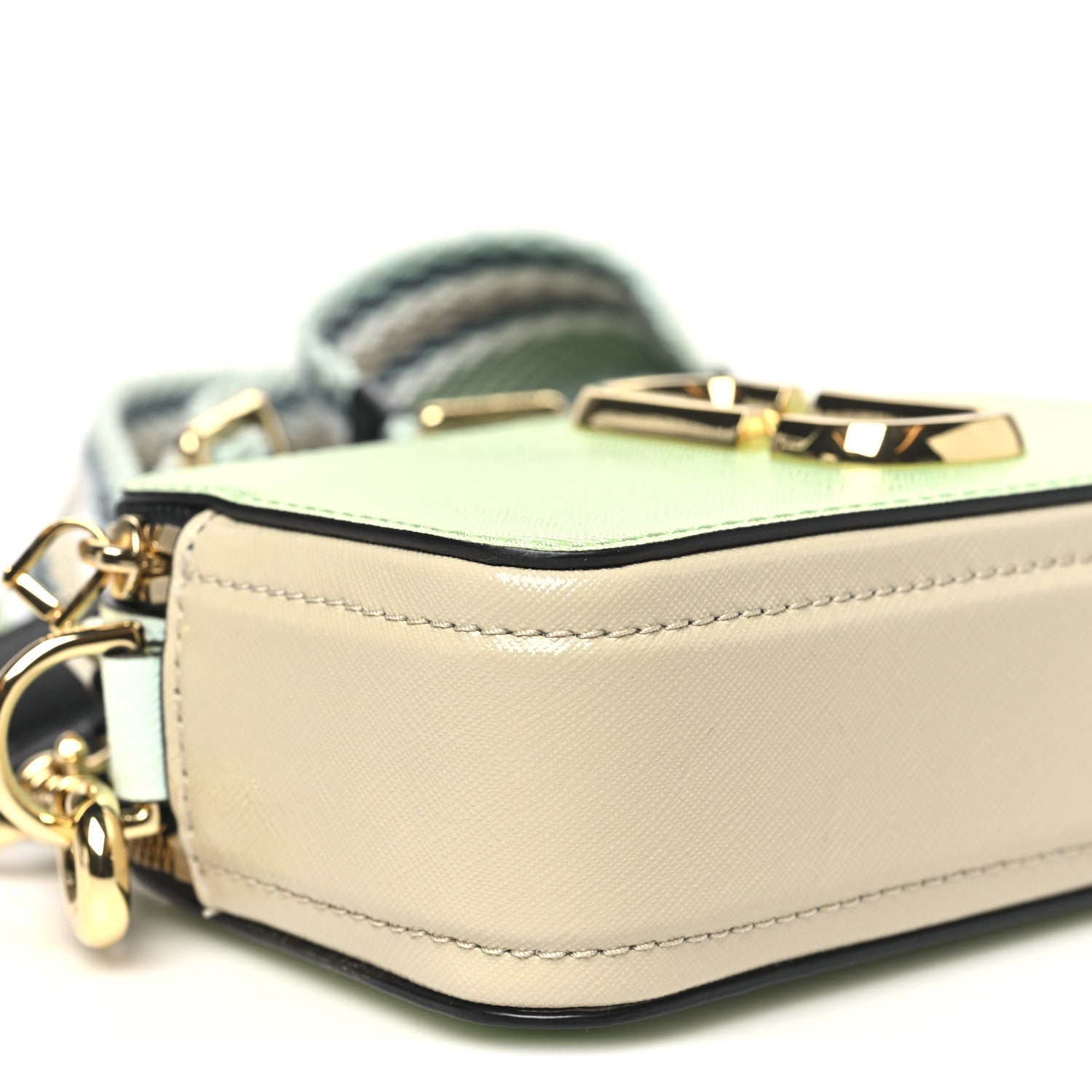Marc Jacobs Saffiano Small Snapshot Camera Bag Mint Multicolor 10 of 11
