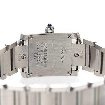 Cartier Stainless Steel 20mm Tank Francaise 160th Anniversary Quartz Watch 4 of 6