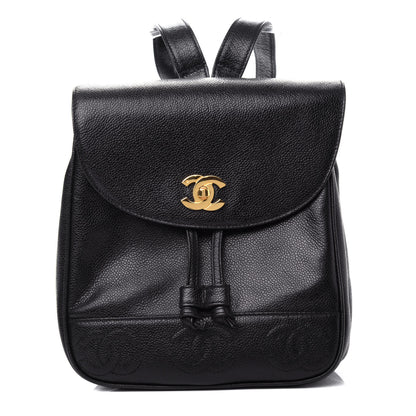 Chanel Caviar CC Backpack Black 1 of 10