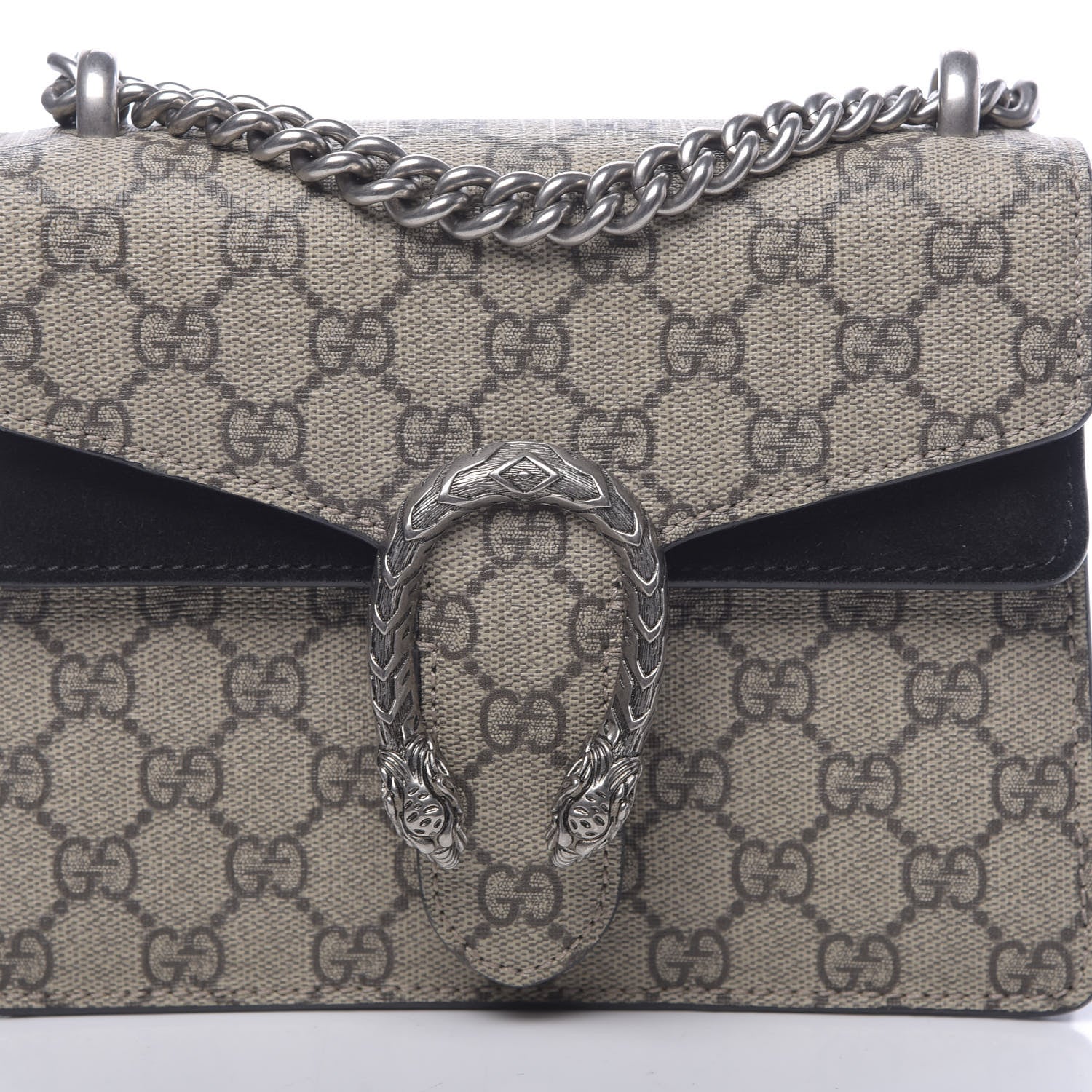 Gucci GG Supreme Monogram Mini Dionysus Shoulder Bag Black 11 of 11