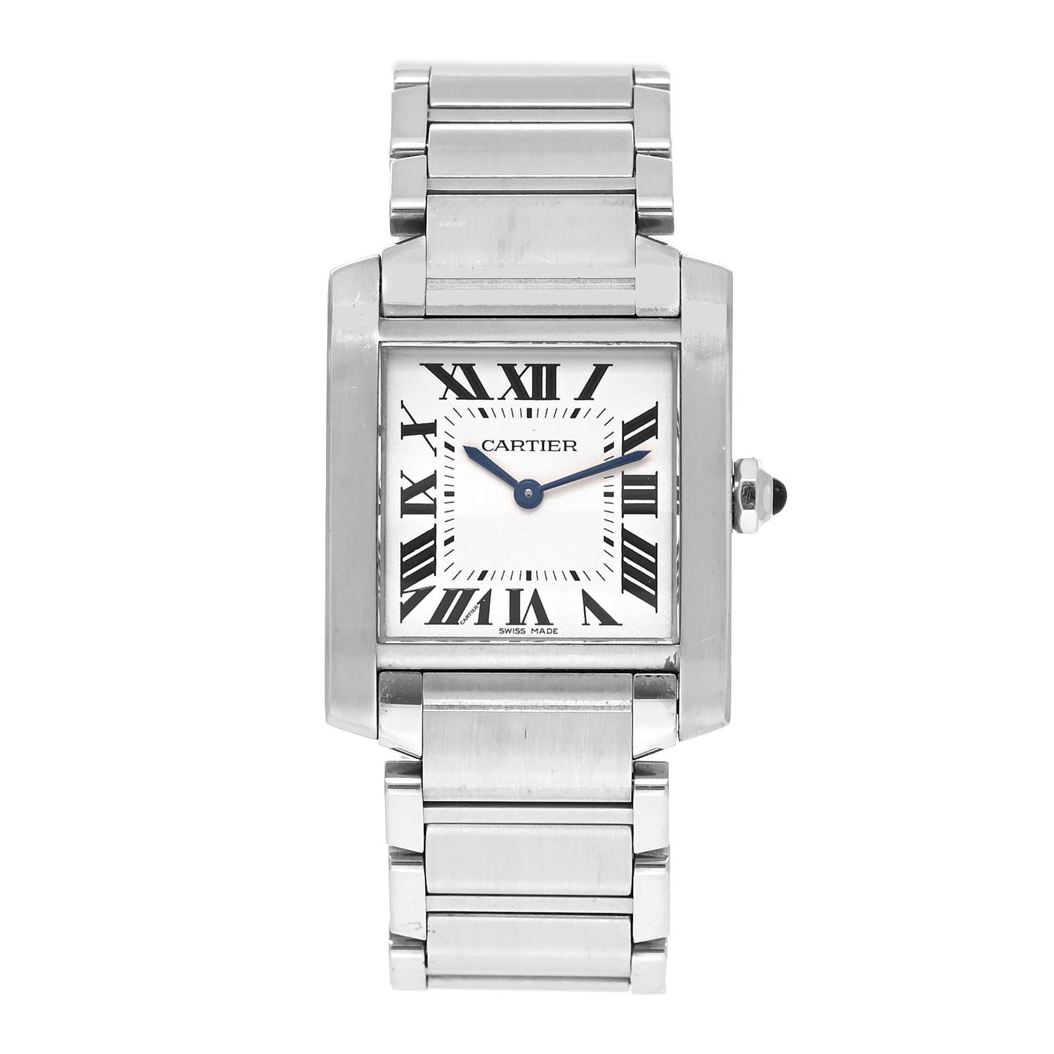Cartier Stainless Steel 25mm Tank Francaise Quartz Watch 1 of 4