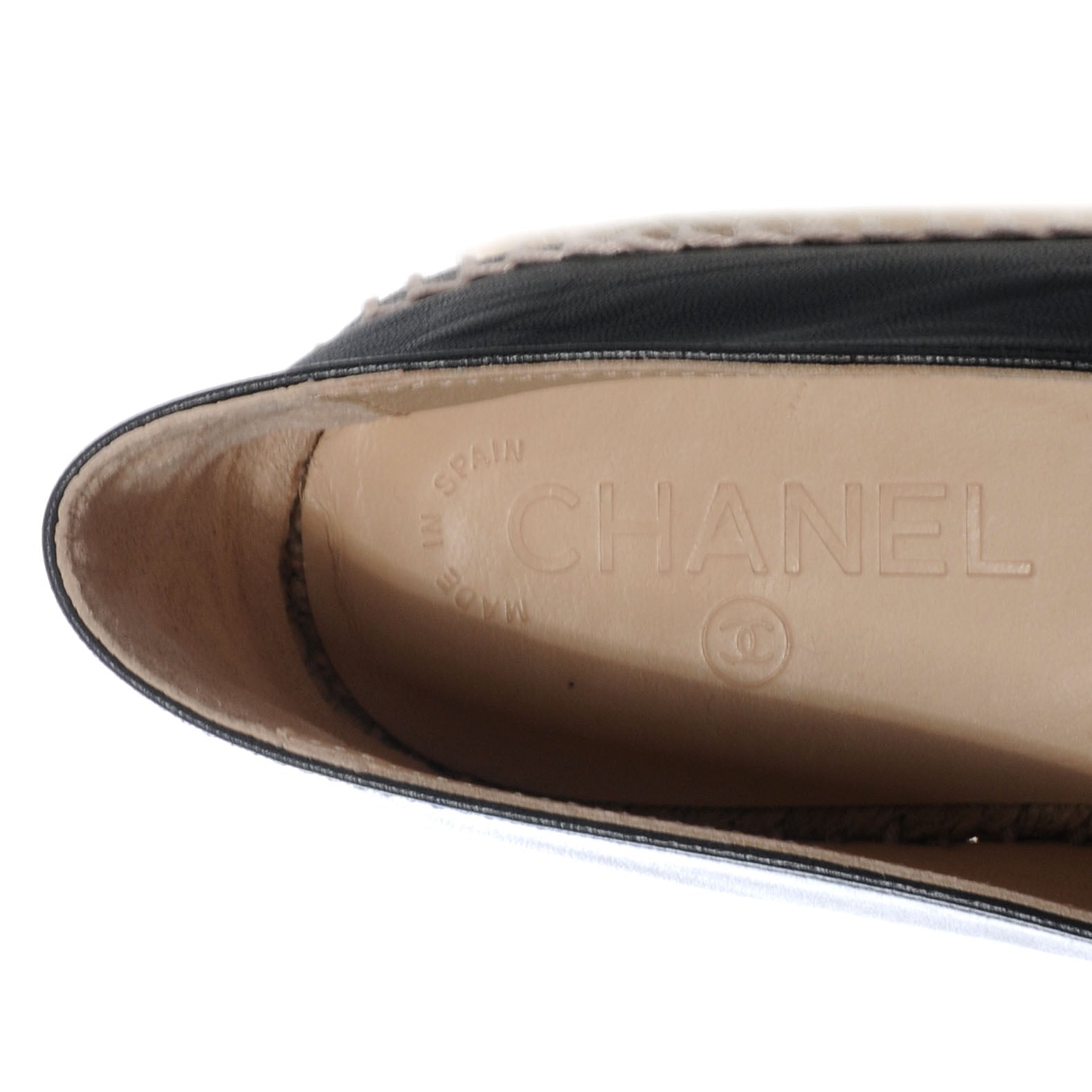 Chanel Lambskin Espadrilles Black 40 5 of 6