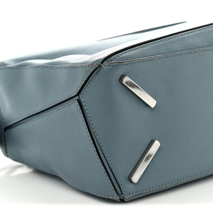 Loewe Calfskin Small Puzzle Bag Stone Blue 10 of 12