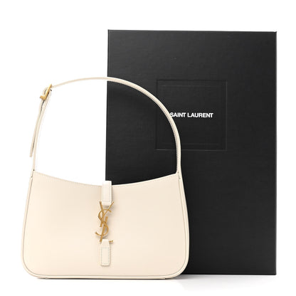 Saint Laurent Smooth Calfskin Le 5 A 7 Hobo Blanc Vintage 12 of 12