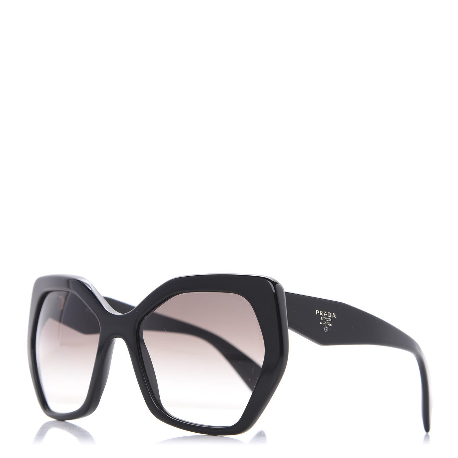 Prada Sunglasses SPR 16R Black 1 of 7