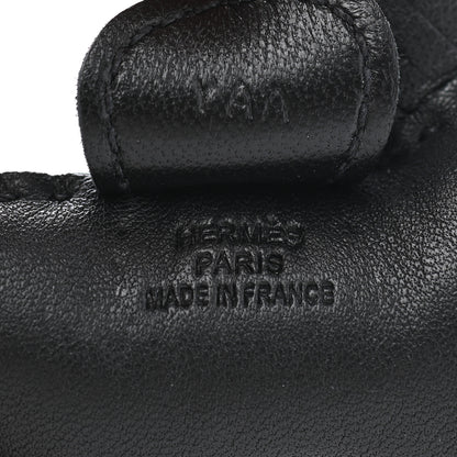 Hermes Milo Lambskin Grigri Rodeo Horse Bag Charm PM So Black 3 of 4