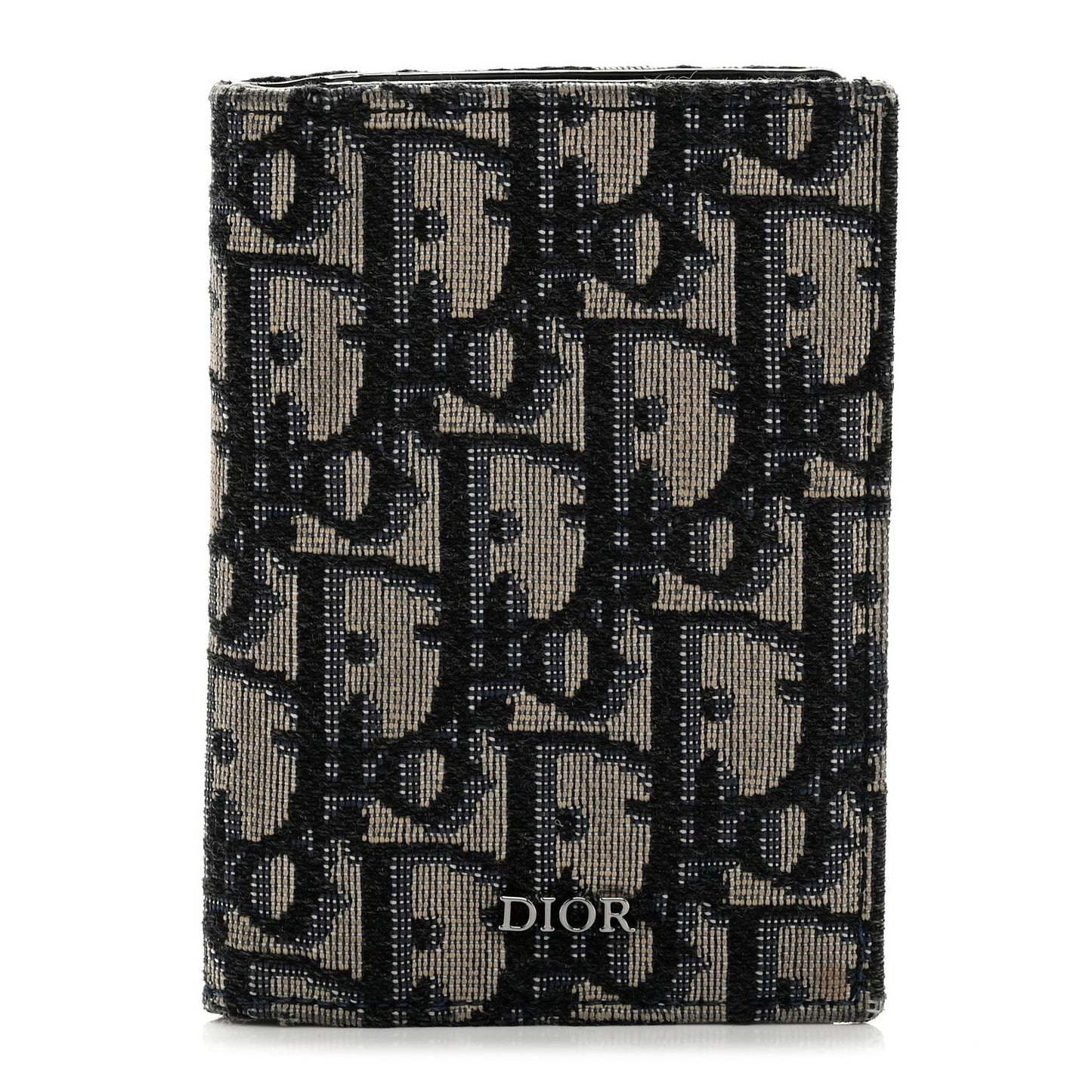 Oblique Bi-Fold Card Holder Blue