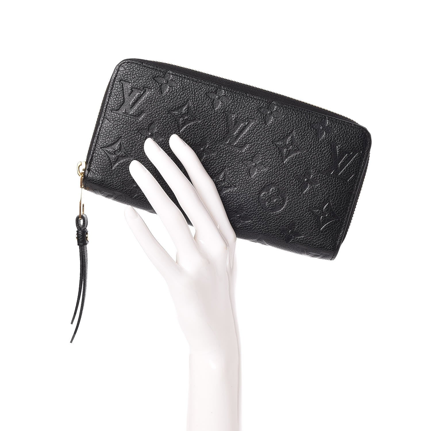 Louis Vuitton Empreinte Zippy Wallet Black 2 of 7