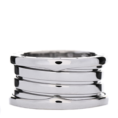 Bulgari 18K White Gold B.Zero1 Four-Band Ring 53 6.5 1 of 12