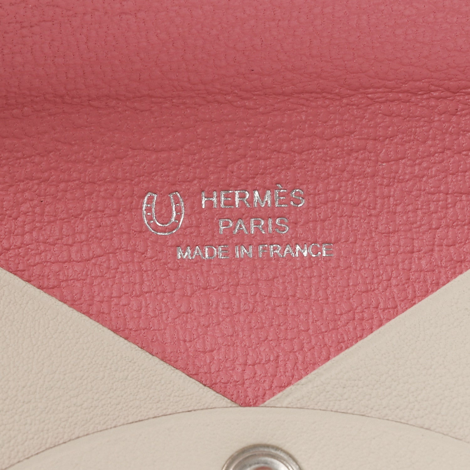 Hermes Swift Horseshoe Calvi Card Case Beton Rose Azalee 6 of 9