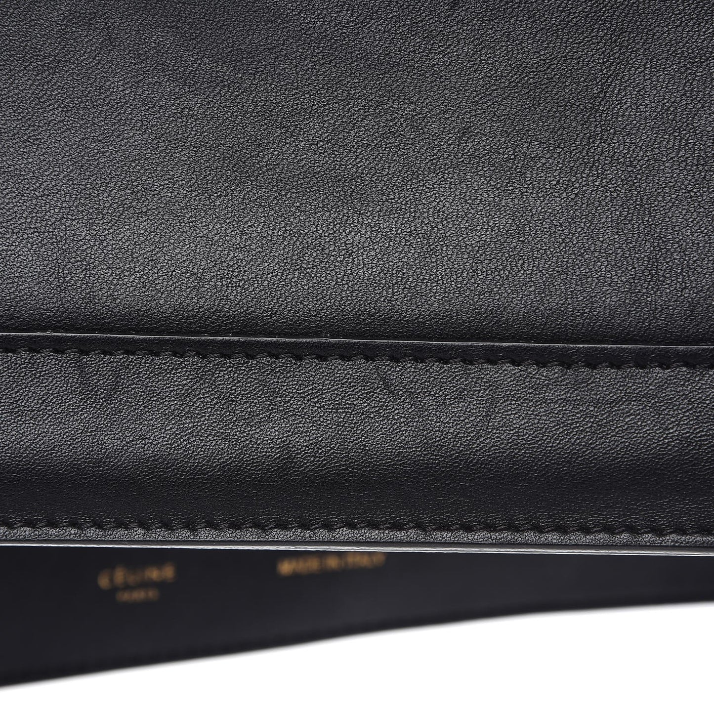 Smooth Lambskin iPad Folio Clutch Black