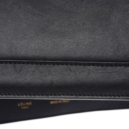 Celine Smooth Lambskin iPad Folio Clutch Black 11 of 15