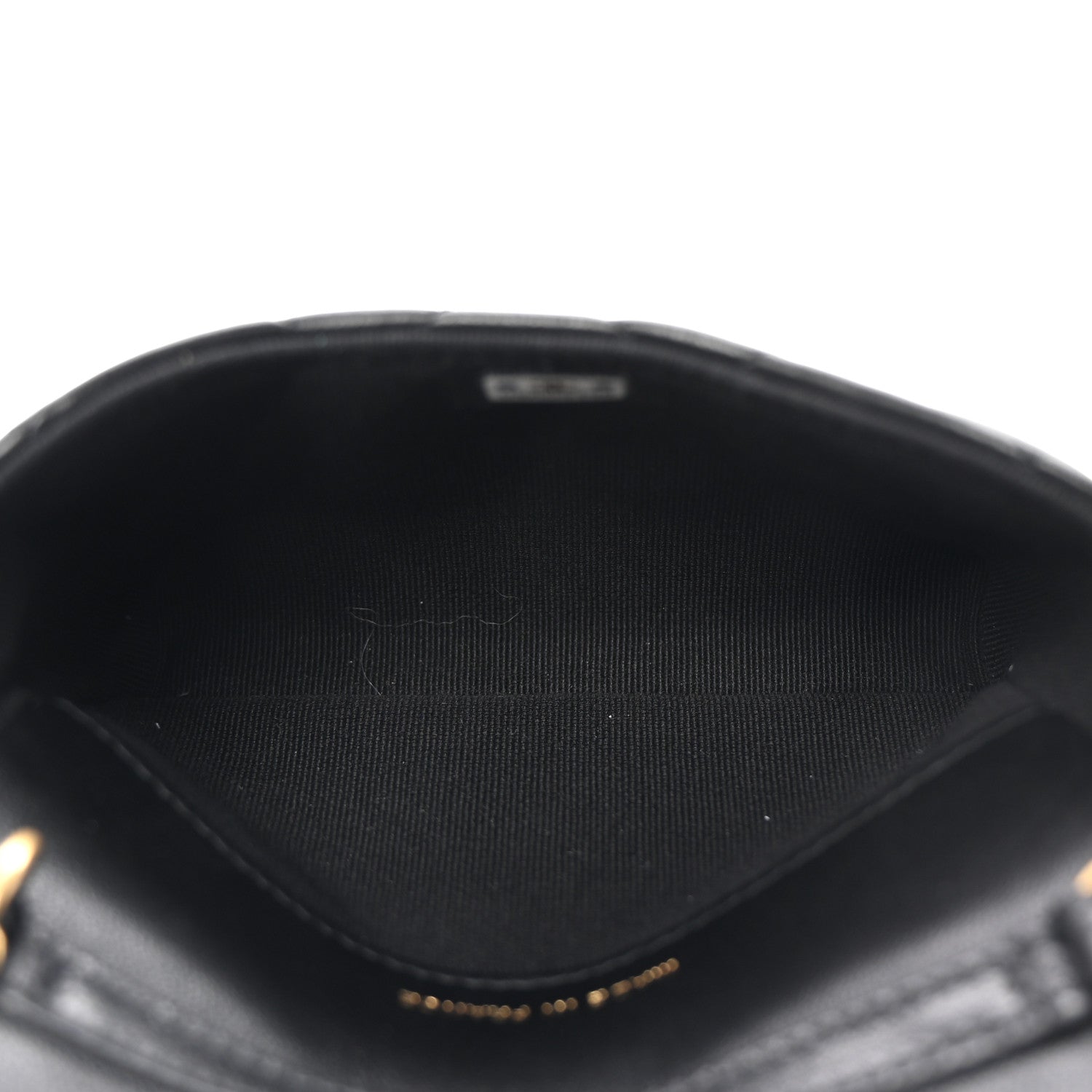Chanel Lambskin Enamel Quilted Coco Hearts Clutch With Chain Black 5 of 12
