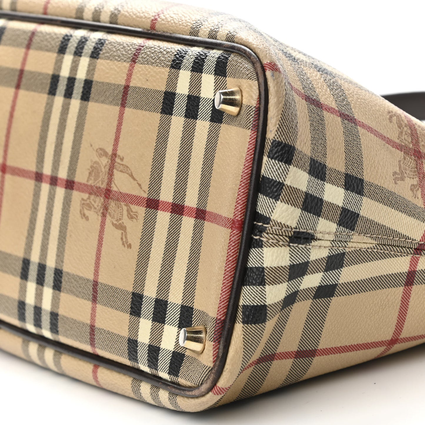 Haymarket Check Medium Regent Tote Chocolate
