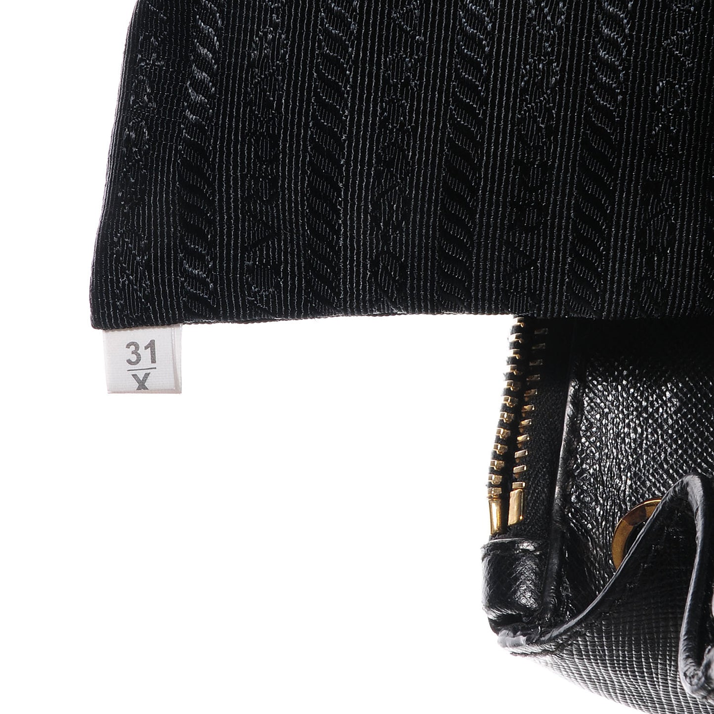 Saffiano Lux Small Double Zip Tote Nero Black