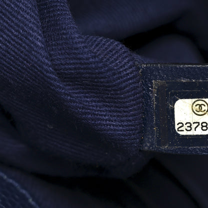 Chanel Grained Calfskin Large Neo Executive Shopper Tote Dark Blue 7 of 10