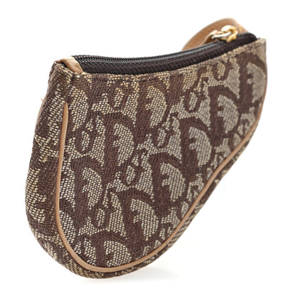 Christian Dior Monogram Saddle Coin Purse Brown 3 of 7