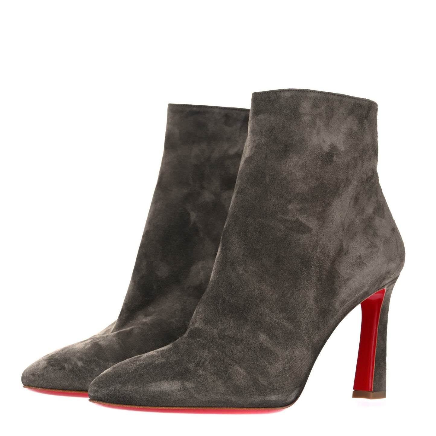 Suede So Eleonor Ankle Booties 39.5 Gray