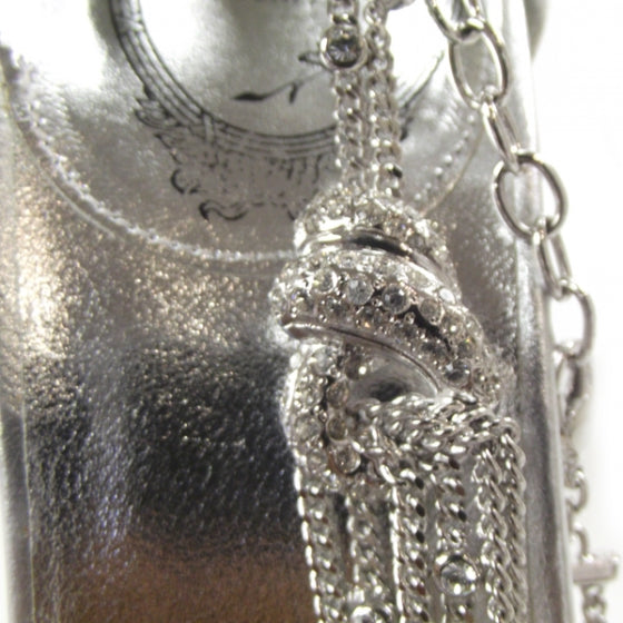 RENECAOVILLACrystalChainHeels39.5Silver