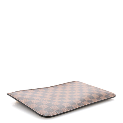 Louis Vuitton Damier Ebene Neverfull MM GM Pochette Rose Ballerine 4 of 11