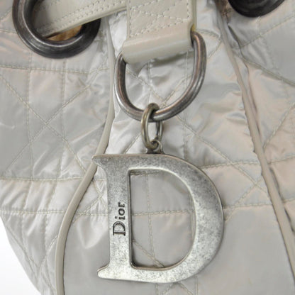 Christian Dior Nylon Cannage Drawstring Bag 5 of 8