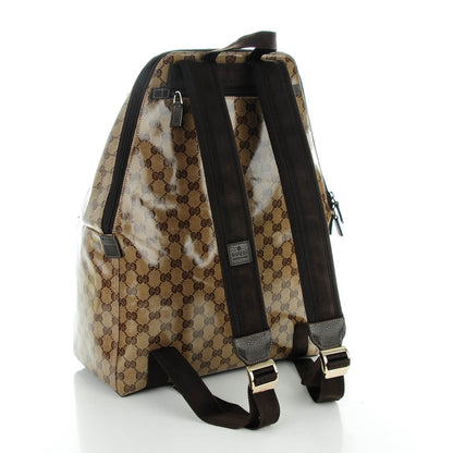 Gucci Crystal Monogram Backpack Dark Brown 3 of 7