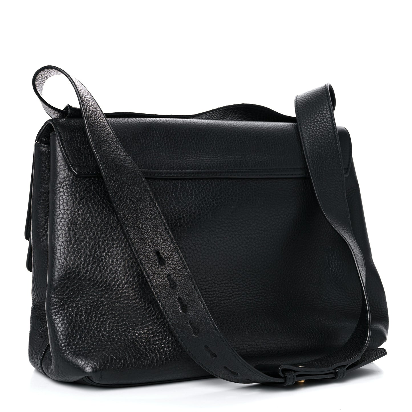 Calfskin Large GG Marmont Shoulder Bag Black