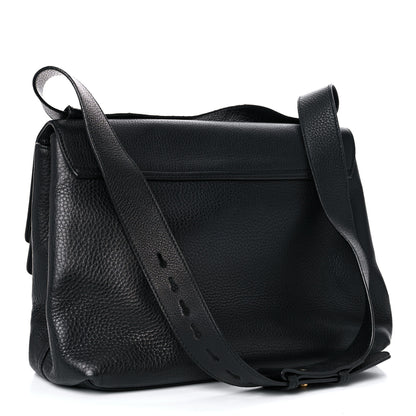 Gucci Calfskin Large GG Marmont Shoulder Bag Black 3 of 17