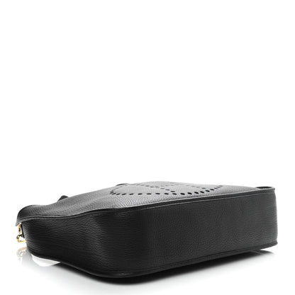 Hermes Taurillon Clemence Evelyne III GM Black 4 of 10