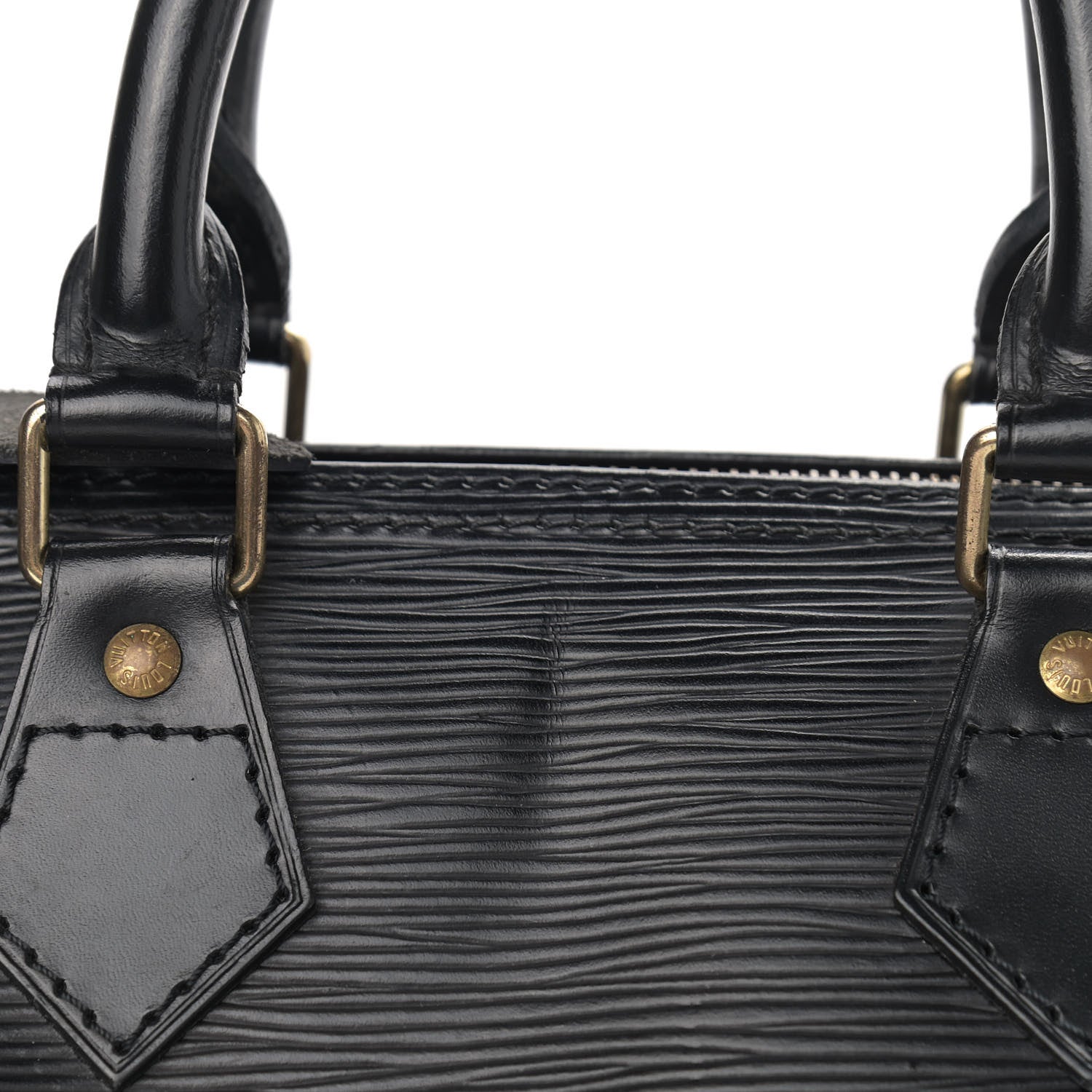 Louis Vuitton Epi Speedy 25 Black 8 of 12