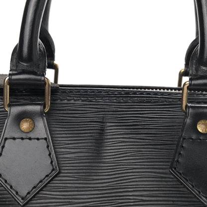 Louis Vuitton Epi Speedy 25 Black 8 of 12