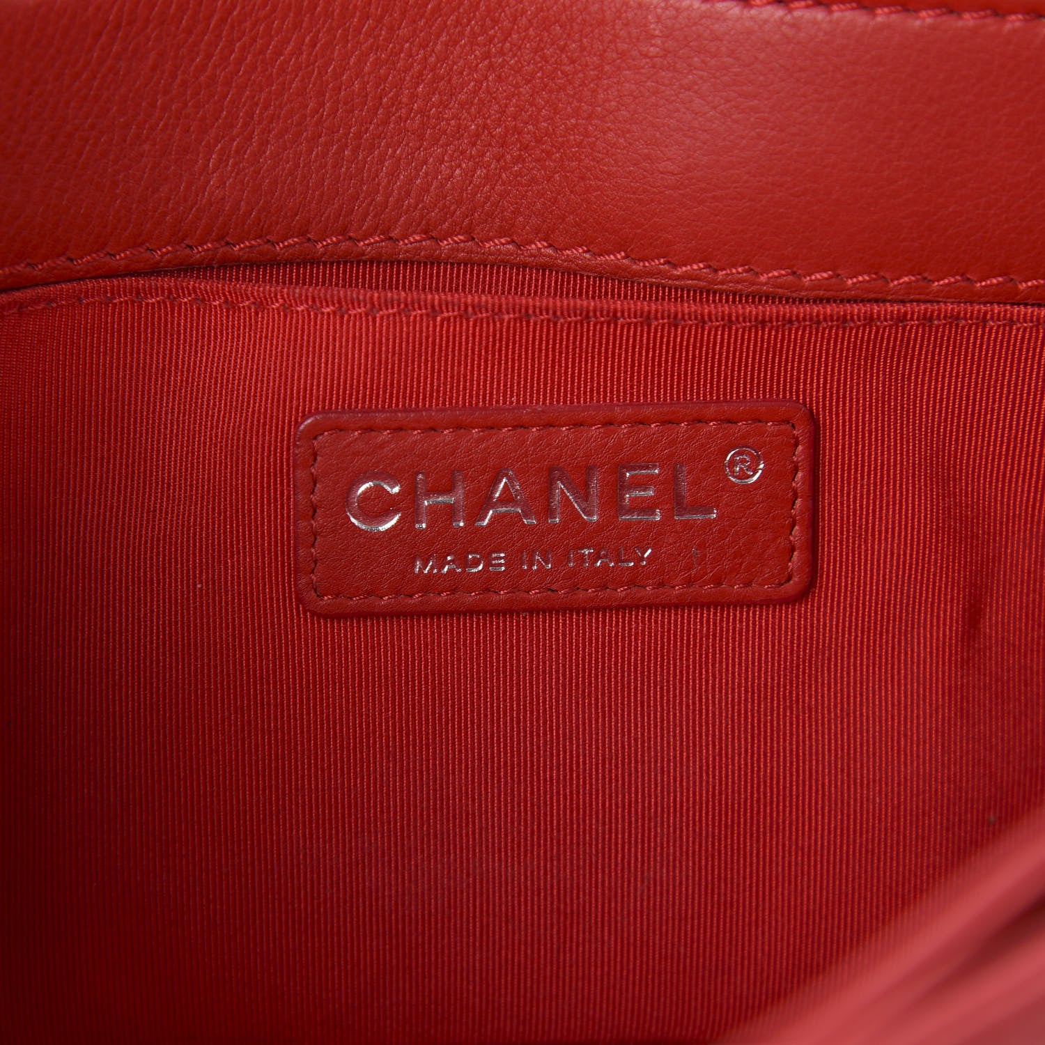 Chanel Calfskin Medium Boy Reverso Flap Red 8 of 10
