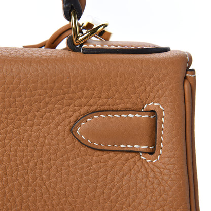 Hermes Taurillon Clemence Kelly Retourne 28 Toffee 12 of 37