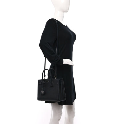 Saint Laurent Grain De Poudre Baby Sac De Jour Black 2 of 11