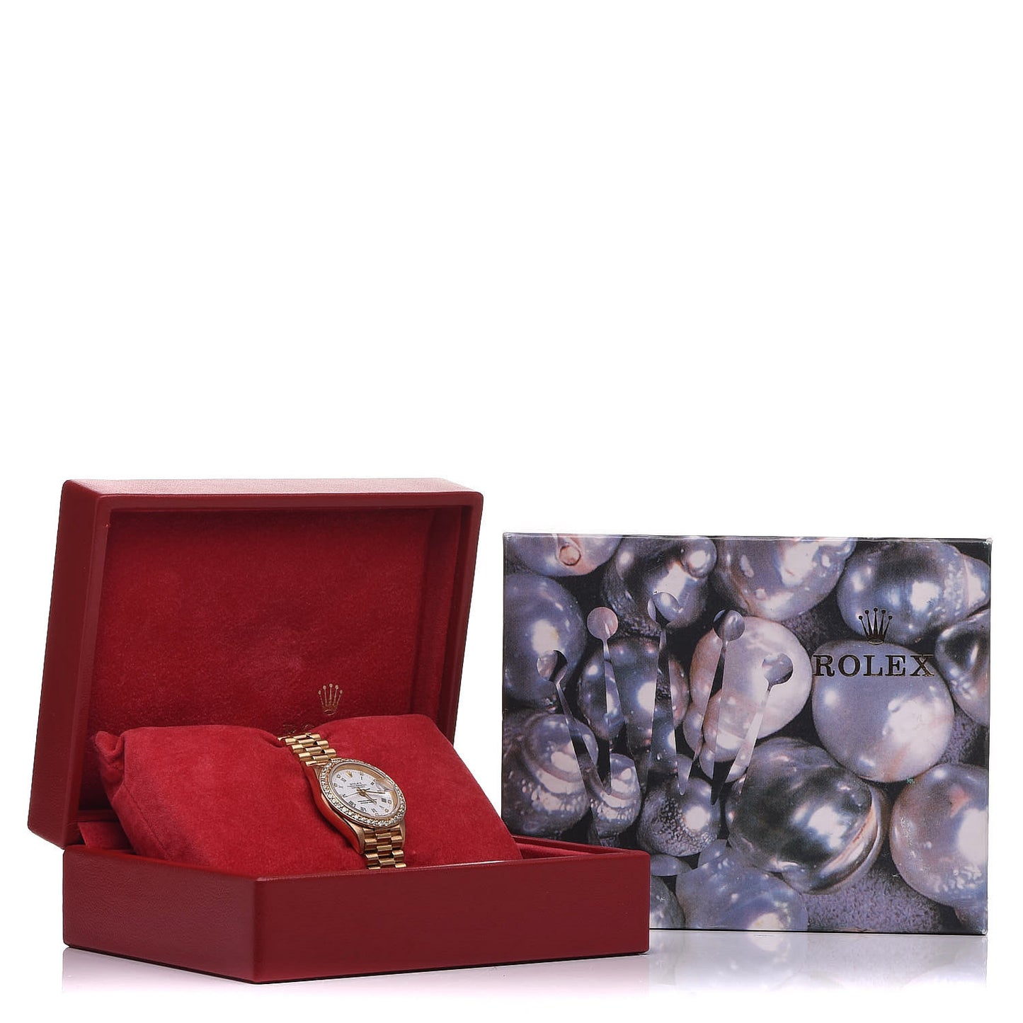 18K Yellow Gold Diamond 26mm Datejust President Watch White Roman 16233