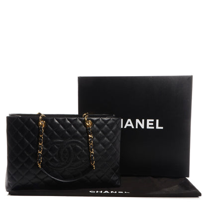Chanel Caviar XL Grand Shopping Tote GST Black 5 of 8