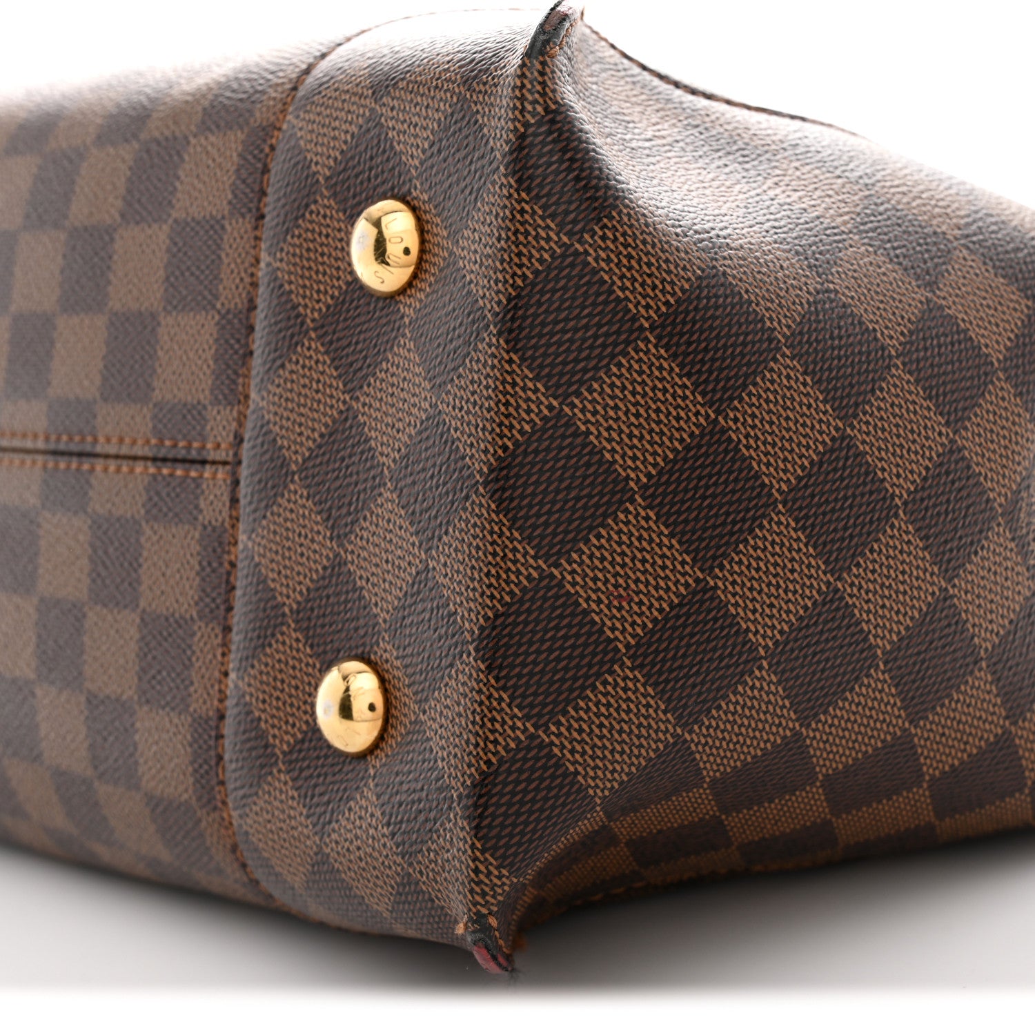 Louis Vuitton Damier Ebene Caissa Hobo Cherry 10 of 14