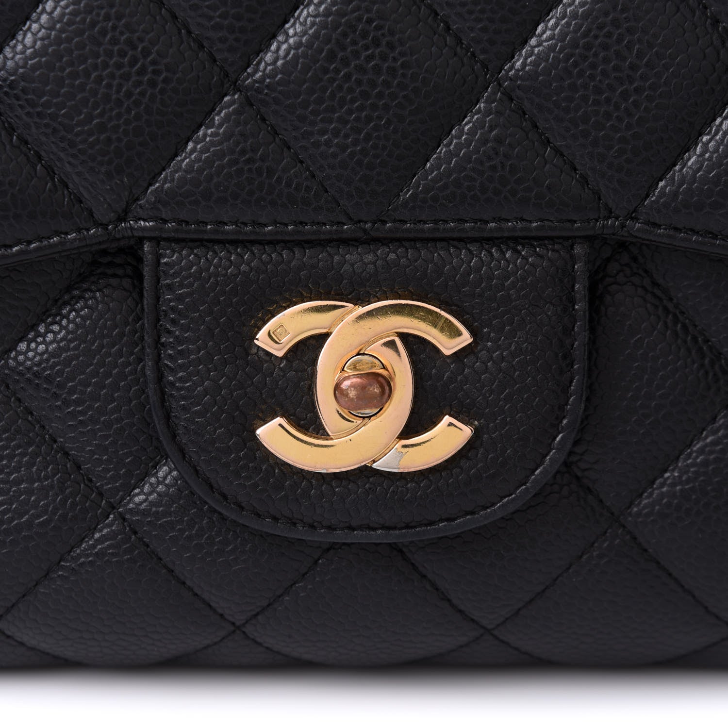 Chanel Caviar Quilted Jumbo Single Flap Black 8 of 11
