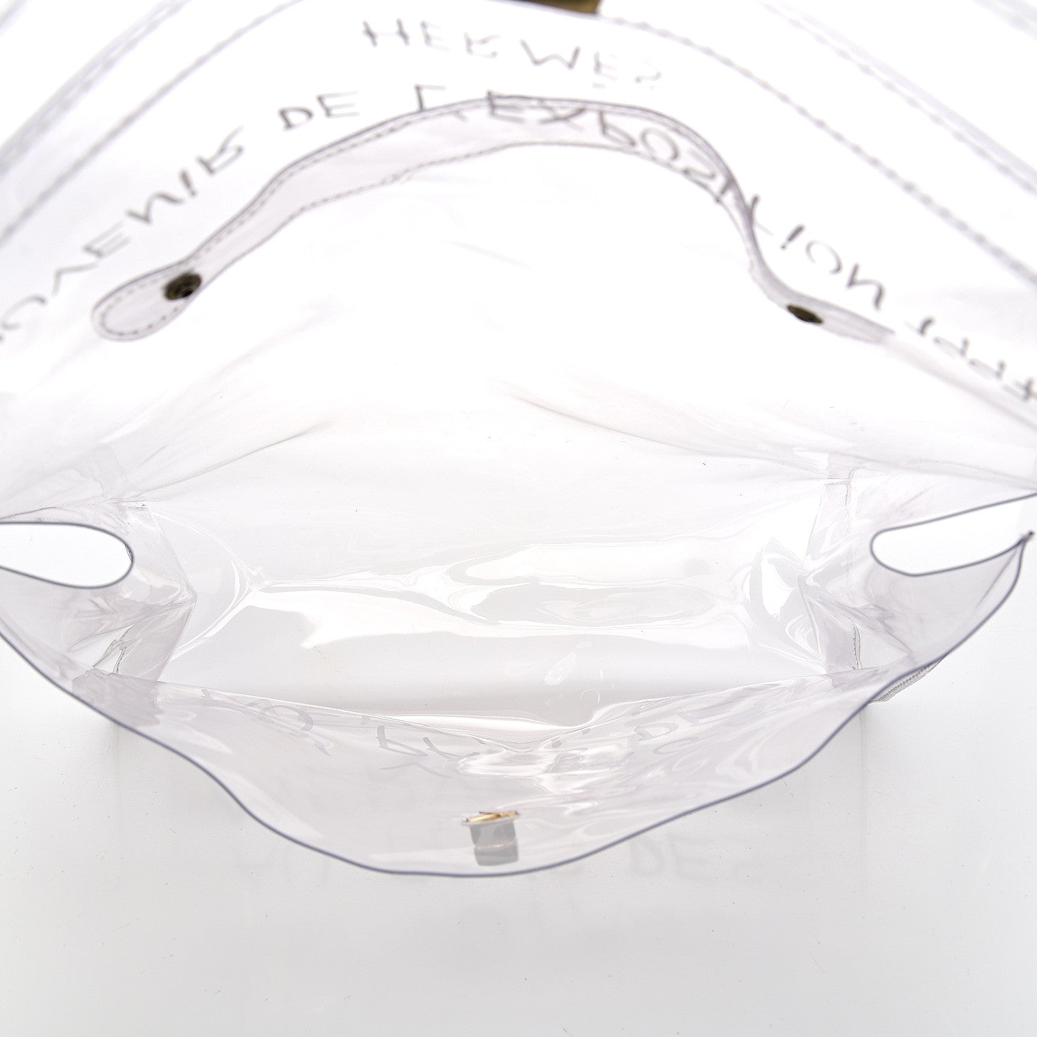 Hermes Vinyl Souvenir De L'Exposition Kelly Transparent 4 of 11
