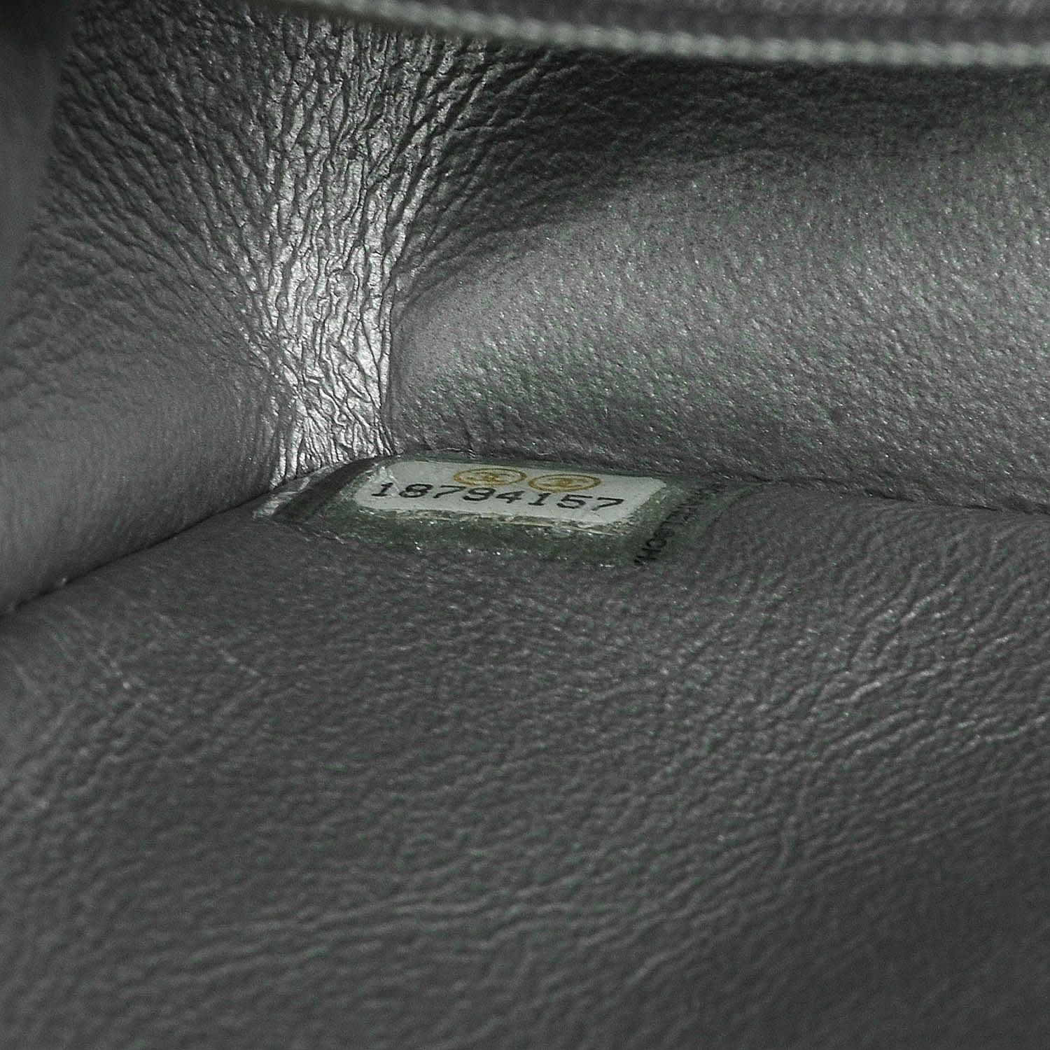 Chanel Lambskin Quilted Mini Flap Silver 8 of 9