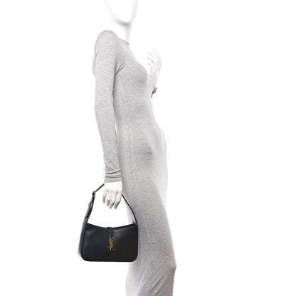 Saint Laurent Smooth Calfskin Le 5 A 7 Hobo Black 2 of 9