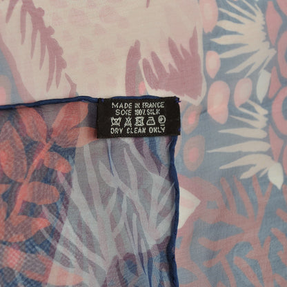 Hermes Silk Mousseline Under The Waves Shawl 140 3 of 8