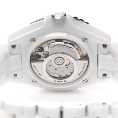 Chanel Stainless Steel Ceramic 38mm J12 Automatic Watch White 3 of 4