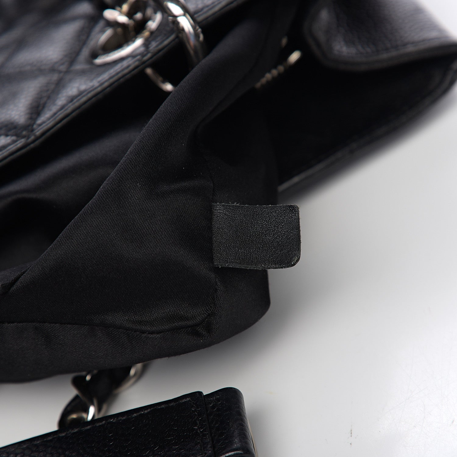 Chanel Caviar Quilted Grand Shopping Tote GST Black 6 of 10