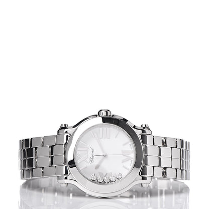 Chopard Stainless Steel 5 Diamond 30mm Happy Sport Quartz Watch 3 of 8
