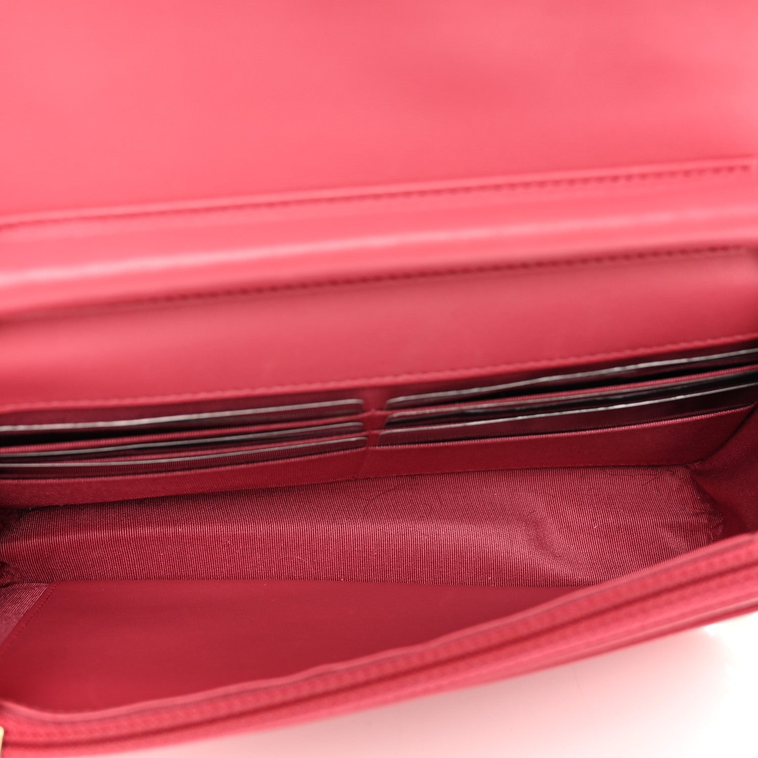 Chanel Lambskin Quilted Boy Wallet On Chain WOC Pink 5 of 14