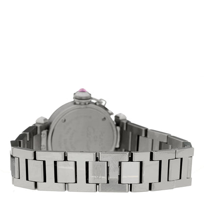 Cartier Stainless Steel 27mm Miss Pasha Quartz Watch Pink 3 of 4