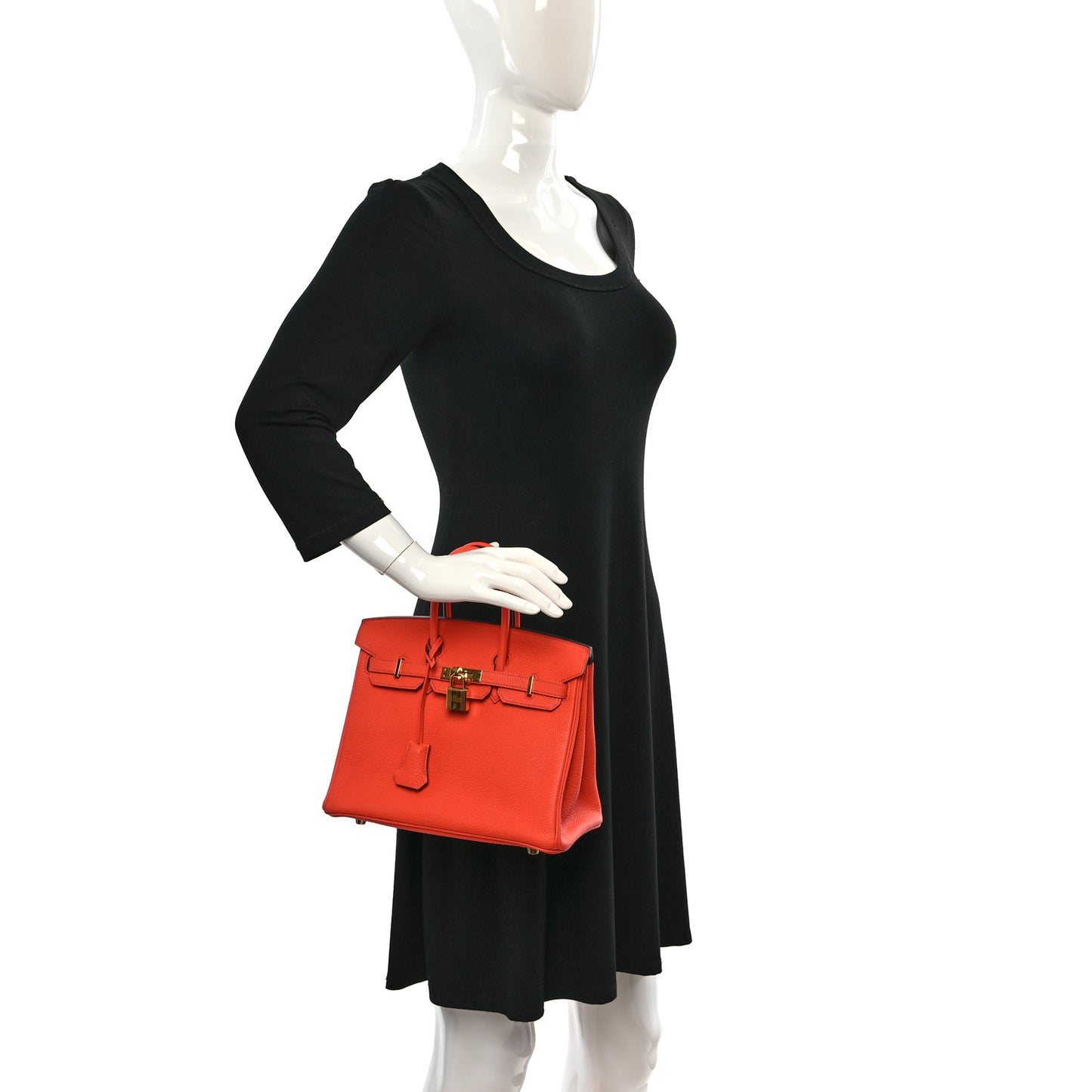 Togo Birkin 25 Orange Poppy