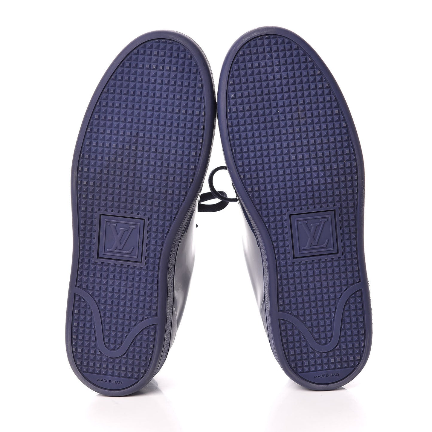 Patent Calfskin Frontrow Sneakers 36.5 Blue Nuit