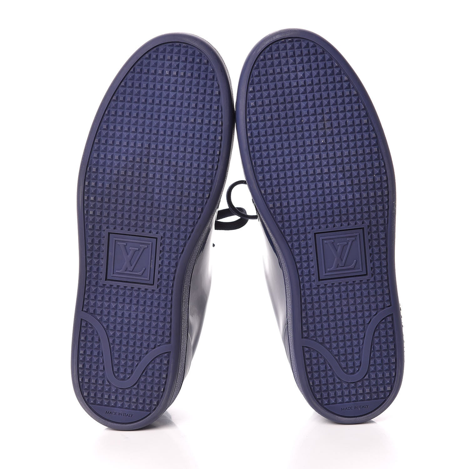 Louis Vuitton Patent Calfskin Frontrow Sneakers 36.5 Blue Nuit 5 of 7